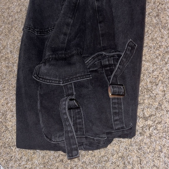 CUTE black cargo denim jeans - Picture 5 of 6